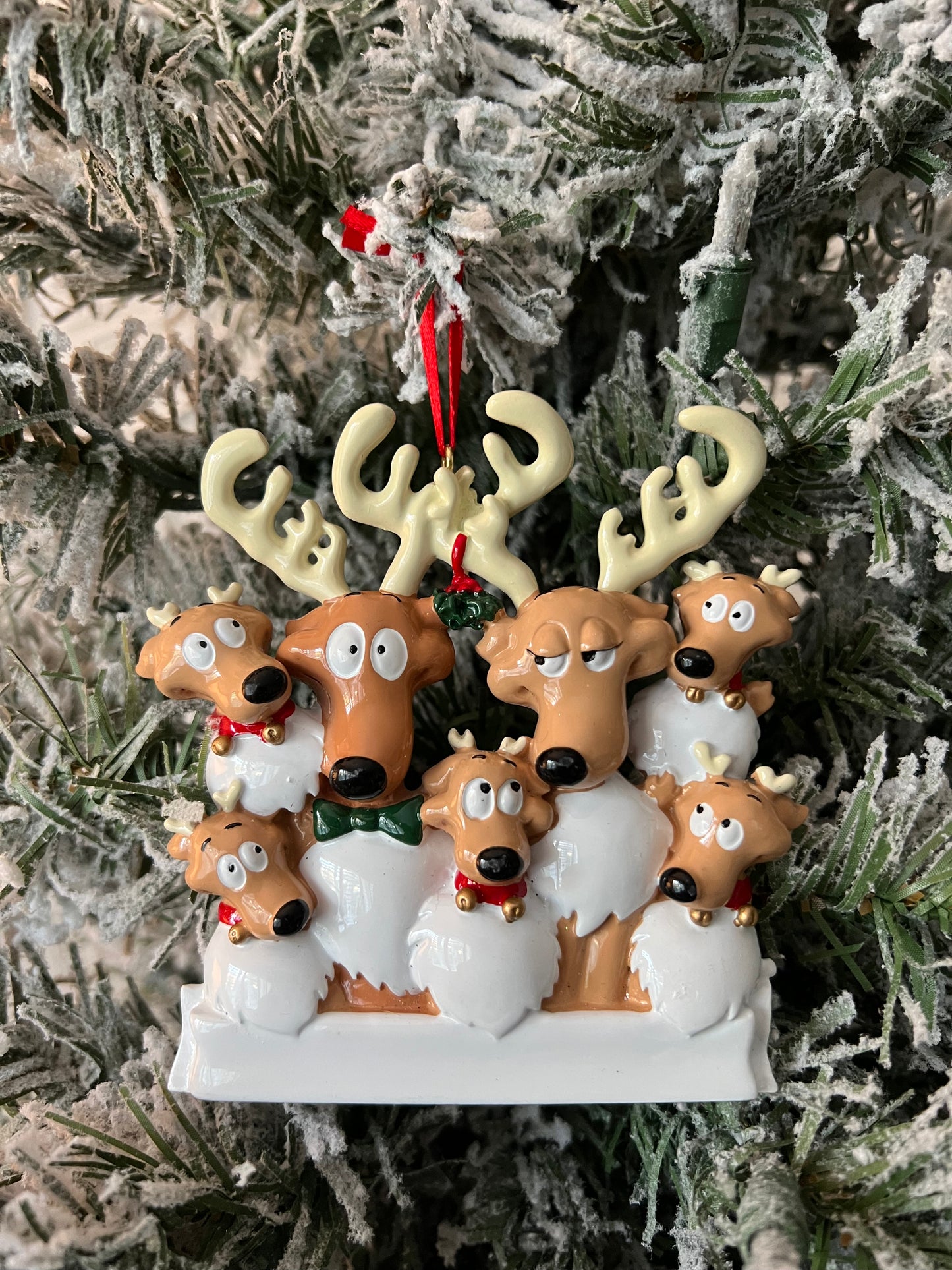 Reindeer Family of 7