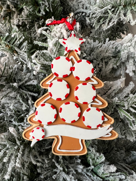 Gingerbread Tree family of 7