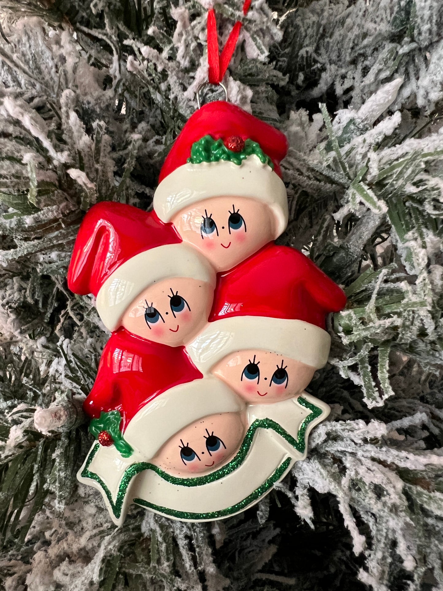 Stocking caps family of 4