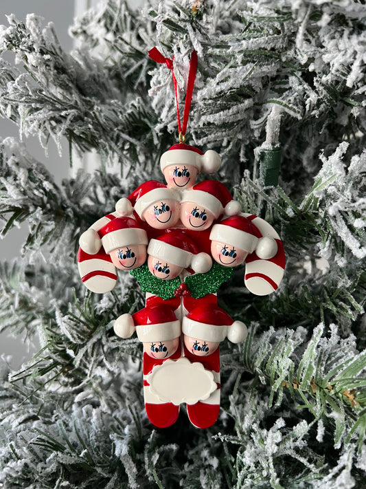 Candy Canes Family of 8