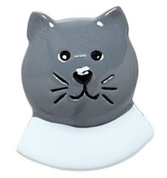 Gray Cat Face (Add-On)